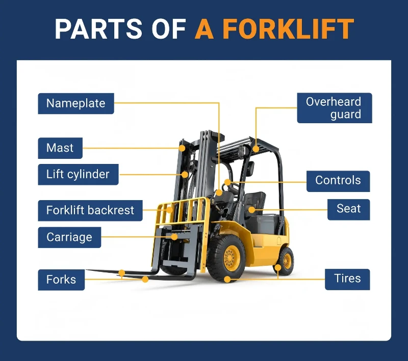 a guide to the parts of a forklift a guide to the parts of a forklift